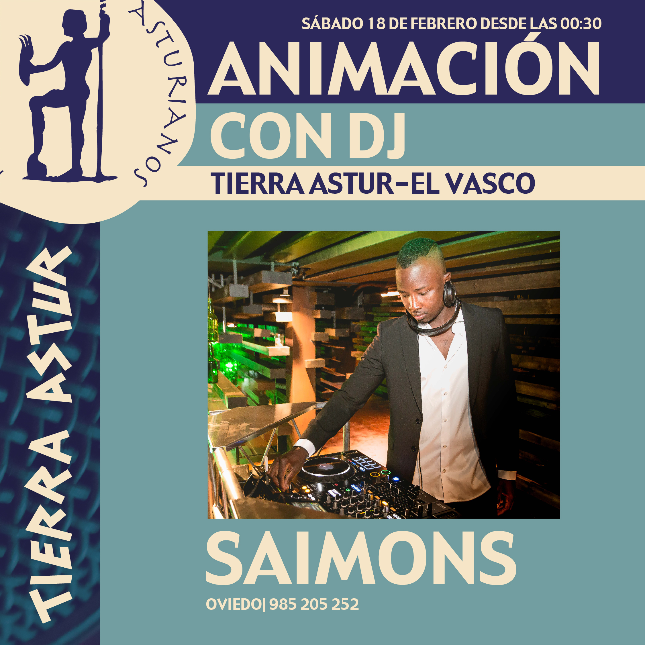 Animación con DJ El Vasco